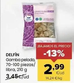 Autoservicios Familia Delfín - gamba pelada oferta