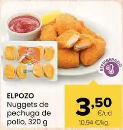 Autoservicios Familia Elpozo - nuggets de pechuga de pollo oferta