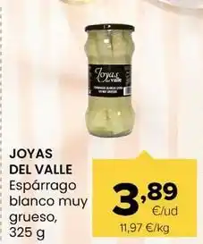 Autoservicios Familia Joyas del valle - espárragos blanco muy grueso oferta