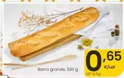 Eroski Barra grande oferta