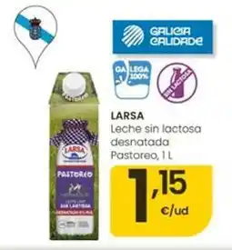 Eroski Larsa - pastoreo leche sin lactosa desnatada oferta