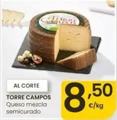Eroski Torre campos - queso mezcla semicurado oferta