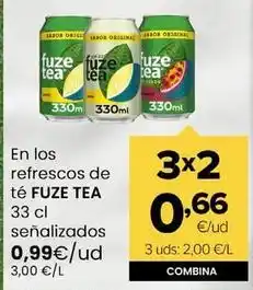 Autoservicios Familia Fuze tea - en los refrescos de te oferta