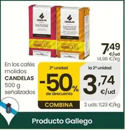 Eroski Candelas - cafe molido oferta