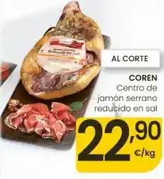Eroski Coren - centro de jamón serrano reducido en sal oferta