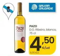 Eroski Vina costeira - pazo d.o. ribeiro blanco oferta