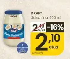 Eroski Kraft - salsa fina oferta