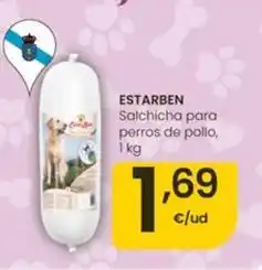 Eroski Estarben - salchicha para perros de pollo oferta