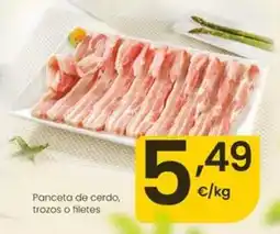 Eroski Panceta de cerdo oferta
