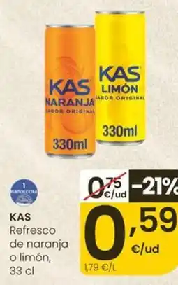Eroski Kas - refresco de naranja oferta