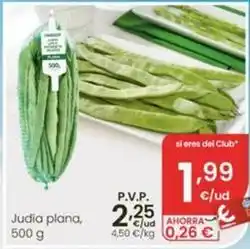 Eroski Judia plana oferta