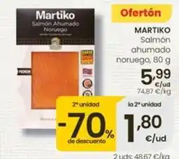 Eroski Martiko - salmon ahumado noruego oferta