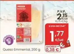 Eroski Emmental - queso oferta