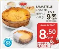 Eroski Lamastelle - tarta de queso oferta