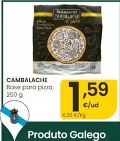 Eroski Cambalache - base para pizza oferta