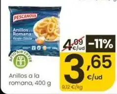 Eroski Pescanova - anillos a la romana oferta