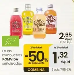 Eroski Komvida - en las kombuchas oferta