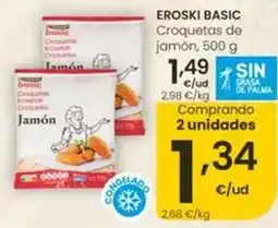 Eroski Eroski - basic croquetas de jamon oferta