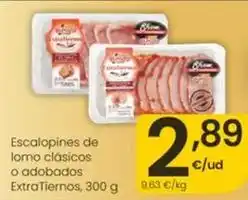 Eroski El pozo - escalopines de lomo clasicos oferta