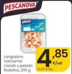 Eroski Pescanova - langostino vannamei cocido y pelado rodolfod oferta