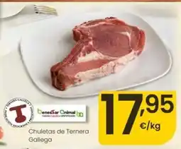 Eroski Chuletas de ternera gallega oferta