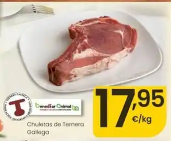 Eroski Chuletas de ternera gallega oferta