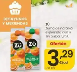 Eroski Zu - zumo de naranja exprimida con pulpa oferta