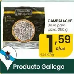 Eroski Cambalache - base para pizza oferta