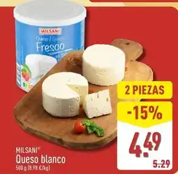ALDI Milsani - queso blanco oferta