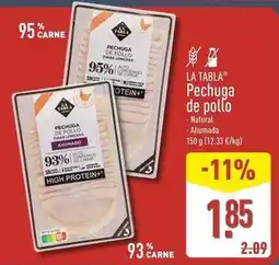 ALDI La tabla - pechuga de pollo oferta