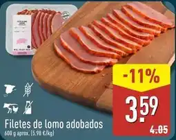 ALDI Filetes de lomo adobados oferta