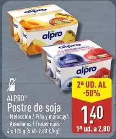 ALDI Alpro - postre de soja oferta