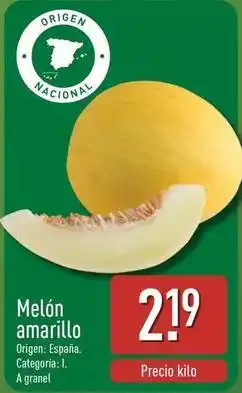 ALDI Melon amarillo oferta