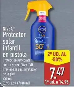 ALDI Nivea - protector solar infantil oferta