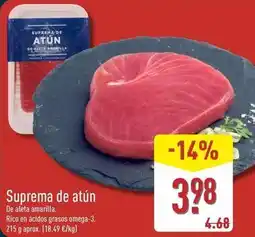 ALDI Suprema de atún oferta