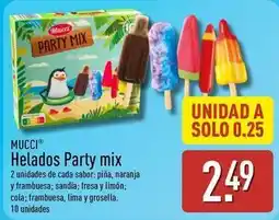 ALDI Mucci - helados party mix oferta