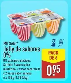 ALDI Milsani - jelly de sabores oferta