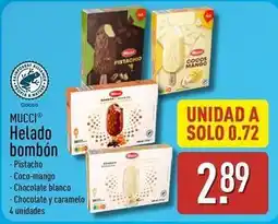 ALDI Mucci - helado bombon oferta