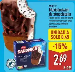ALDI Mucci - maxisandwich de stracciatella oferta