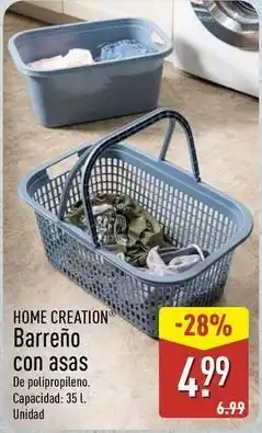 ALDI Home creation - barreño con asas oferta