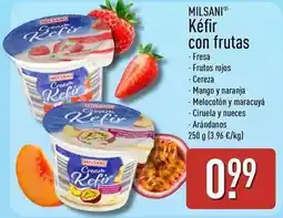ALDI Milsani - kefir con frutas oferta