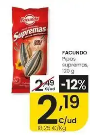 Eroski Facundo - pipas supremas oferta