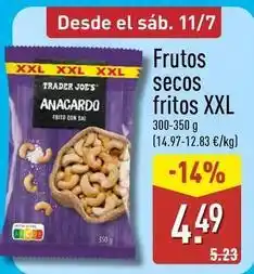 ALDI Trader joe´s - frutos secos fritos xxl oferta
