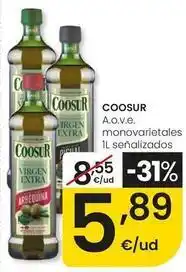 Eroski Coosur - a.o.v.e. monovarietales oferta