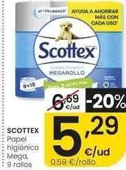 Eroski Scottex - papel higienico mega oferta