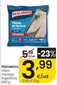 Eroski Pescanova - filete merluza argentina oferta