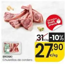 Eroski Eroski - chuletillas de cordero oferta