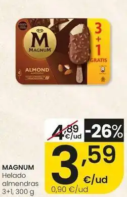 Eroski Magnum - helado almendras oferta