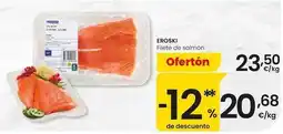 Eroski Eroski - filete de salmon oferta
