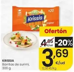 Eroski Krissia - barritas de surimi oferta